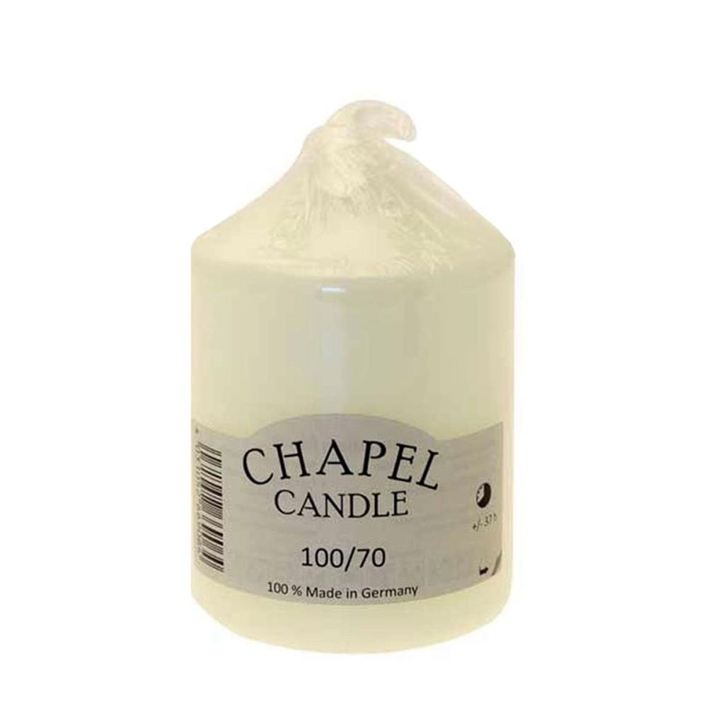 Chapel Candles Ivory Pillar Candle 10cm x 7cm £5.30